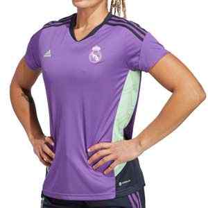 Real Madrid camiseta w lila HT8813