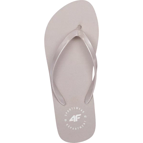 4f Chanclas mujer beige H4l22-kld005