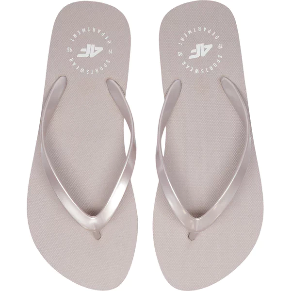 4f Chanclas mujer beige H4l22-kld005