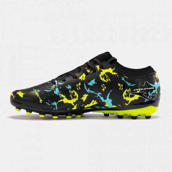 Bota Joma Evolution 2301 black lemon fluor ag evow2301ag