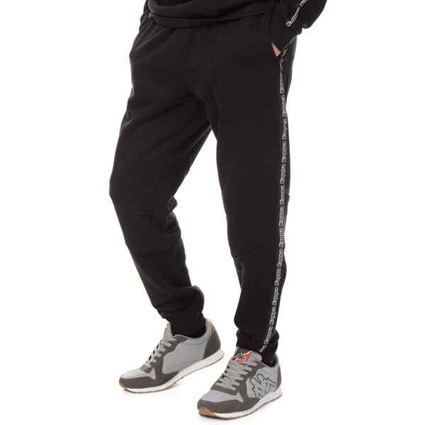 pantalon kappa logo idole man black 341I5UW 005