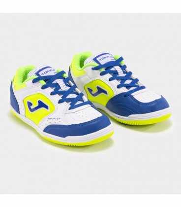 Zap. Joma Top Flex Jr 2402 white royal  Sala Tpjw2402in