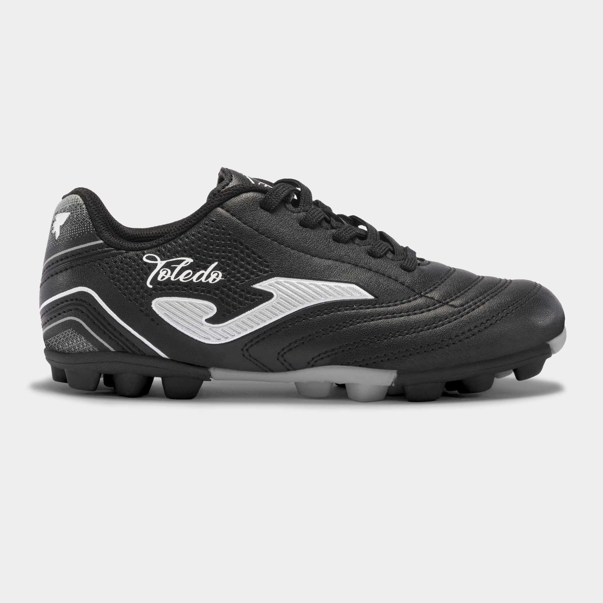 bota joma toledo jr 2401 black white hard ground