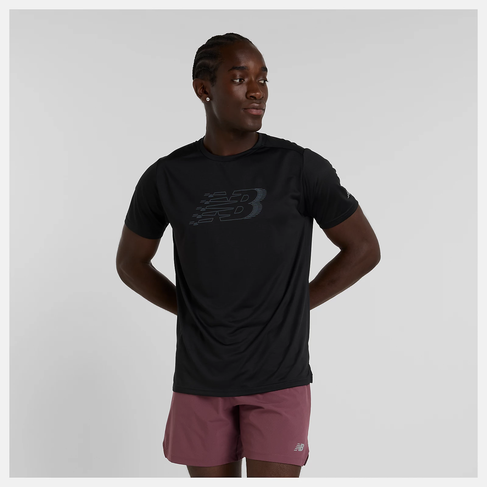 New Blanace Camiseta Mt51206 bk
