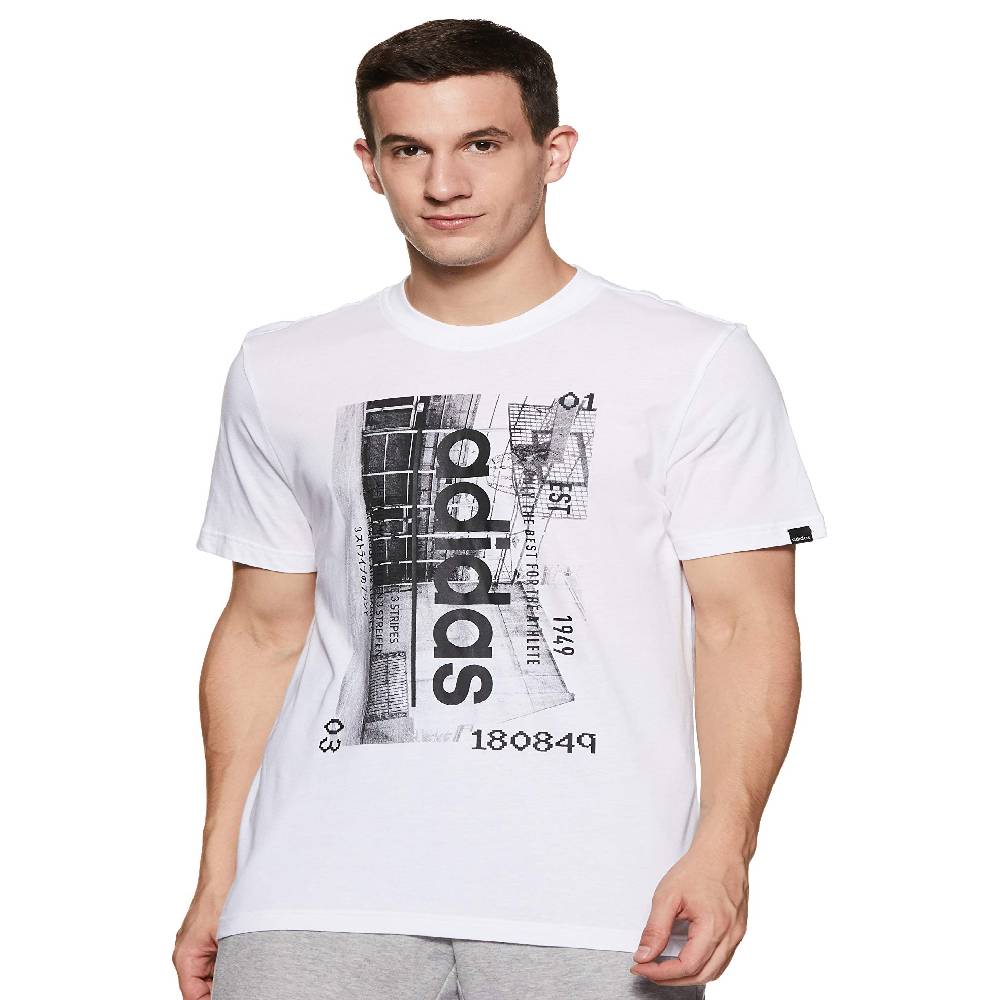 Adidas camiseta  m stdm gr t blanca
