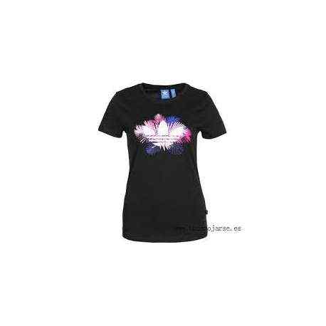 Adidas camiseta original sra floral