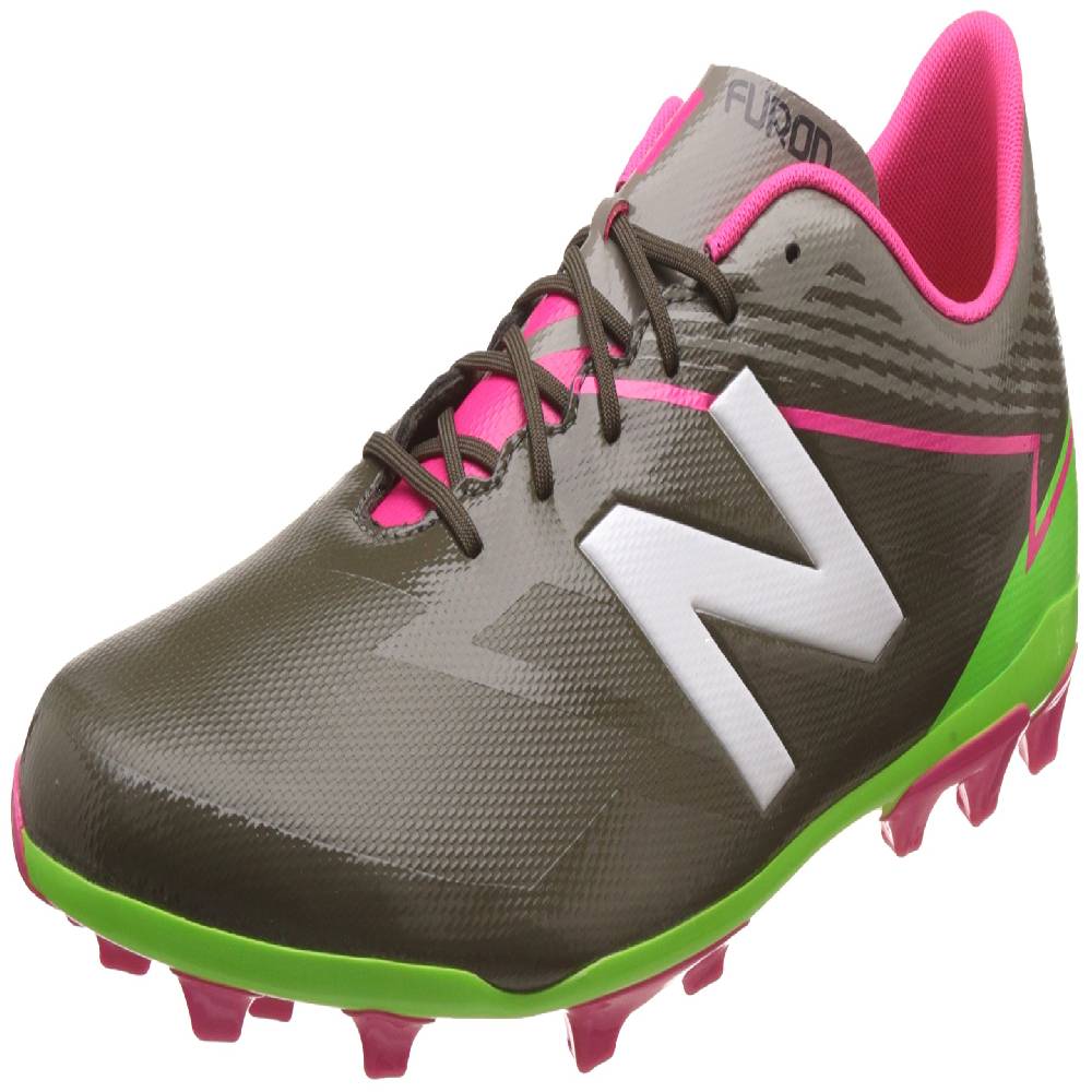 Bota new balance furor 3 damage ag marron-rosa-verde