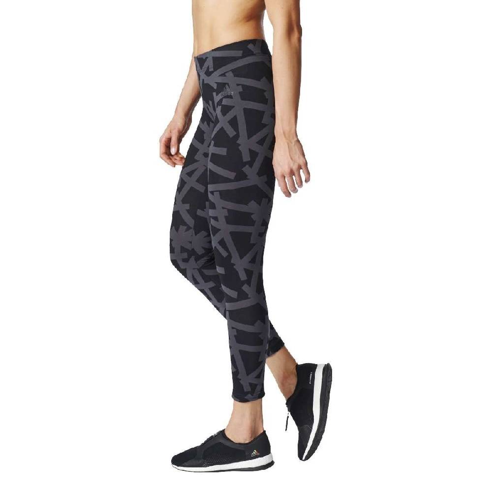 Malla adidas aop tight gris-negra