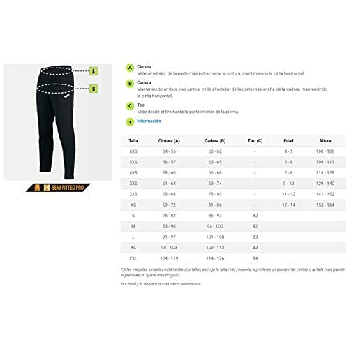 Pantalon joma elba negro 100540.100