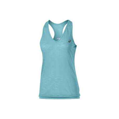 Camiseta asics tirantes running women turquesa 129971-8009