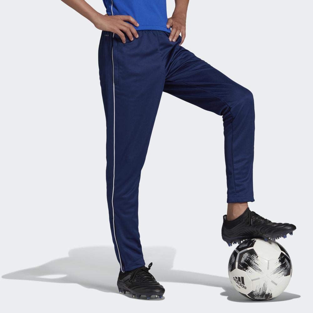 Pantalon adidas core 18 azul marino niño CV3994