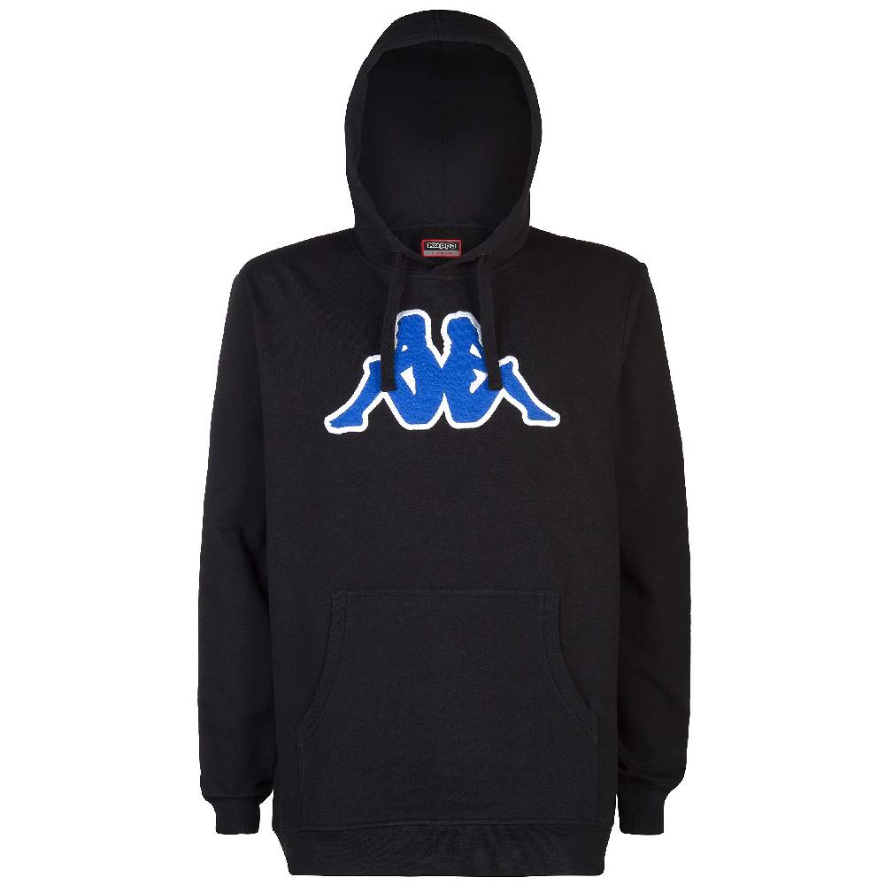 Sudadera kappa negra 3032BY0 937