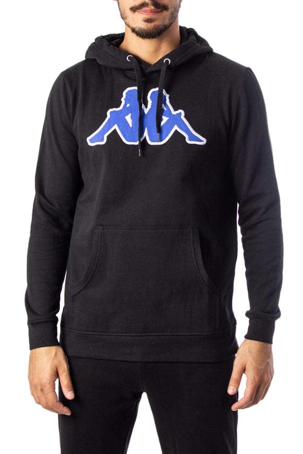 Sudadera kappa negra 3032BY0 937