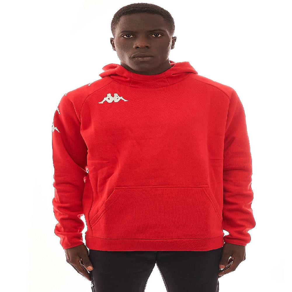 Sudadera kappa roja adulto 31153NW 565