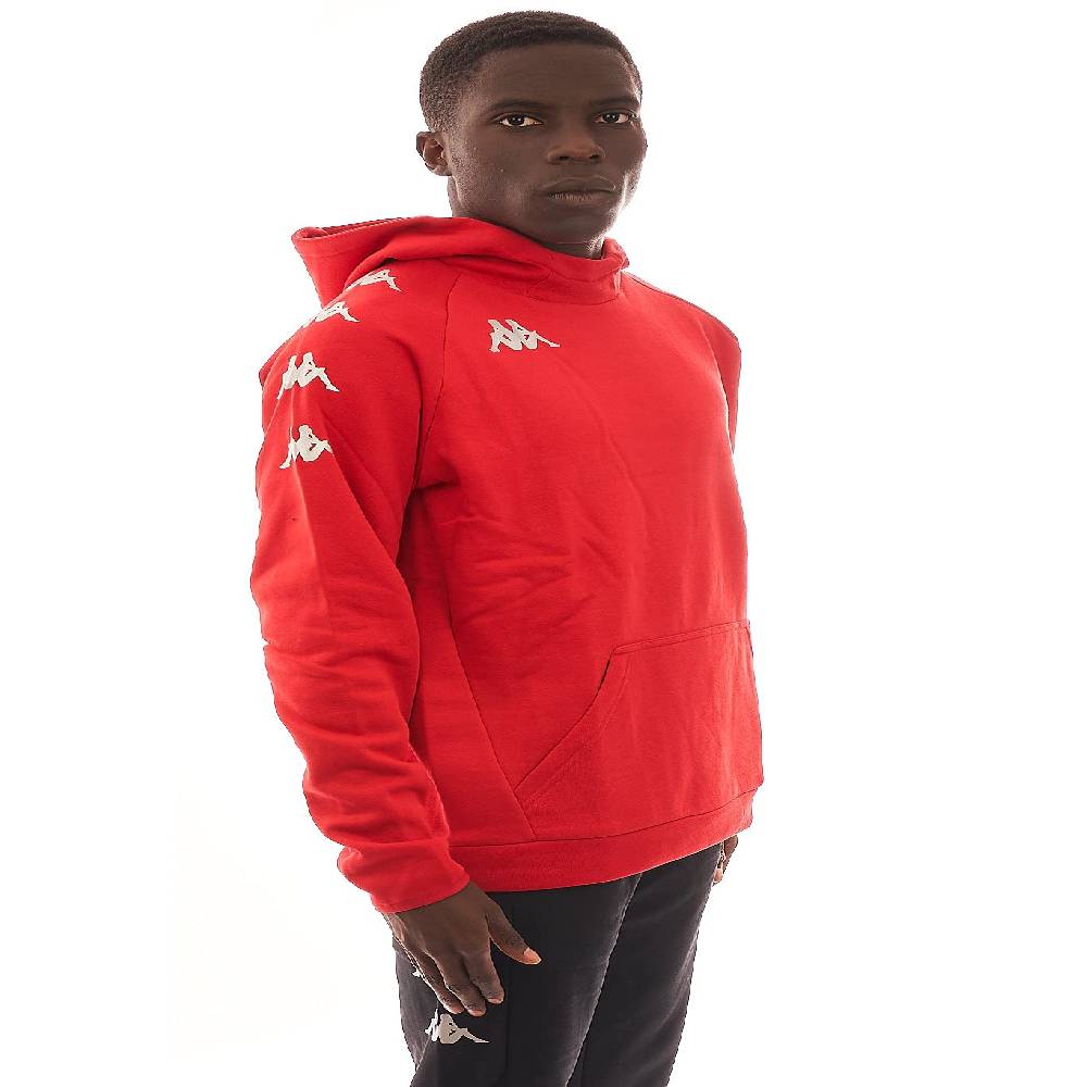 Sudadera kappa roja adulto 31153NW 565