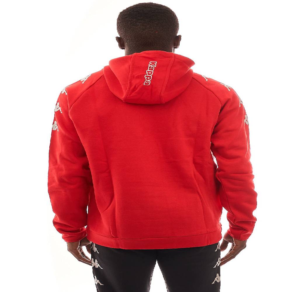 Sudadera kappa roja adulto 31153NW 565