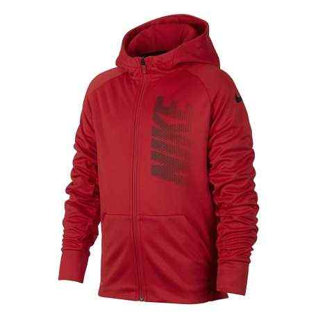 Sudadera nike dry roja 657 junior