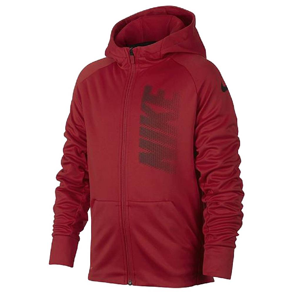 Sudadera nike dry roja 657 junior