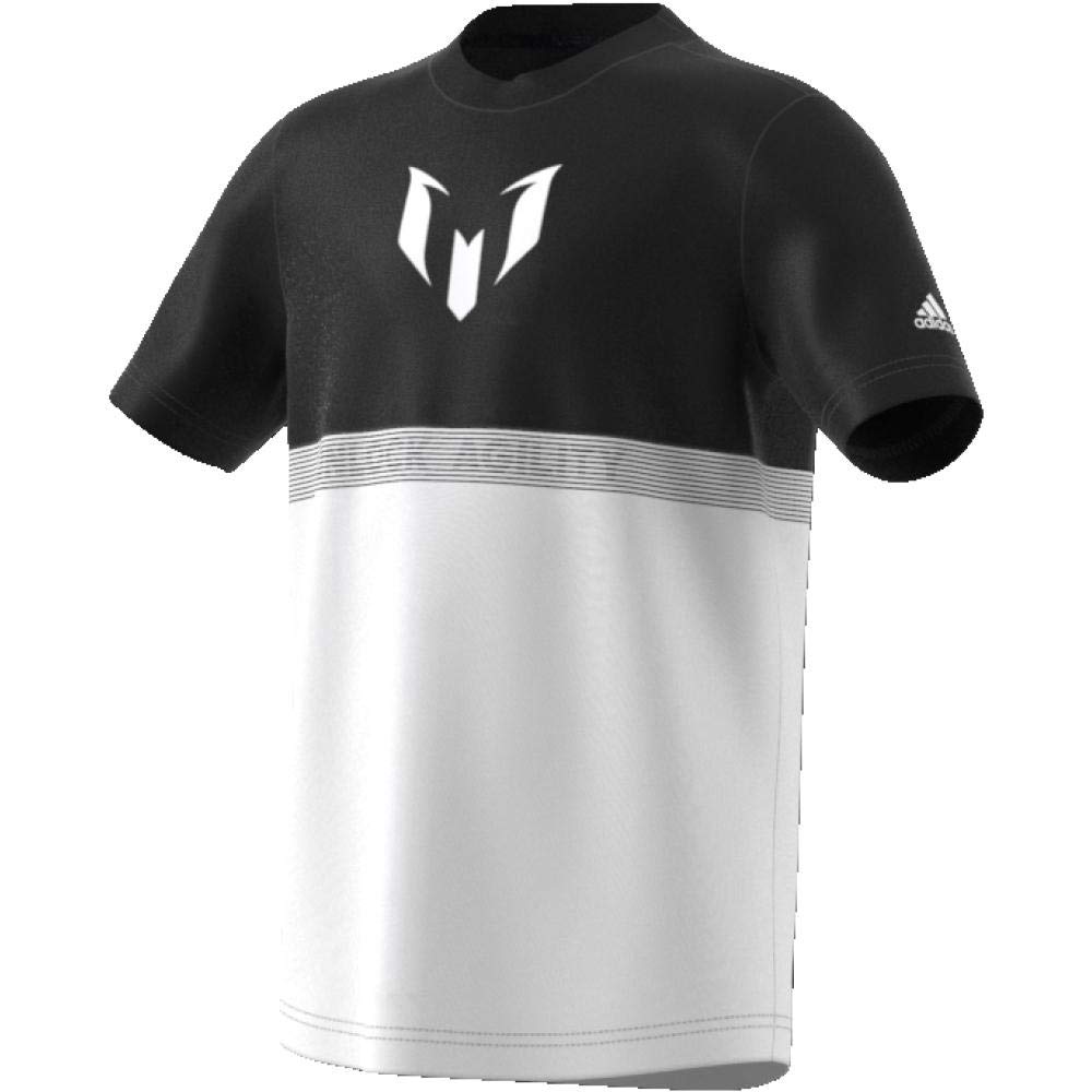Camiseta Messi blanca-negra junior LiderSport