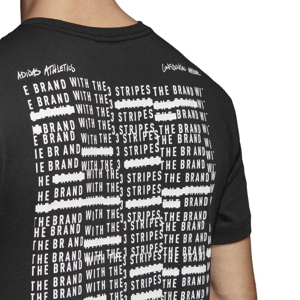 Camiseta adidas confidential t negra