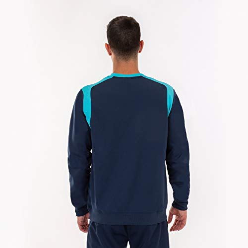 Sudadera joma champion V marino-turquesa fluor 101266.342