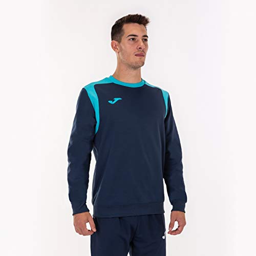 Sudadera joma champion V marino-turquesa fluor 101266.342