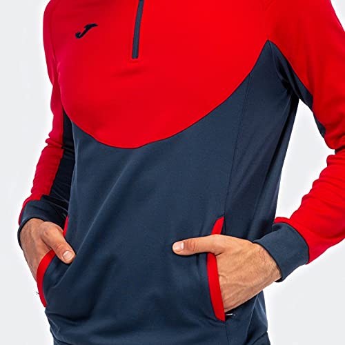 Sudadera joma essential rojo-marino 101102.306