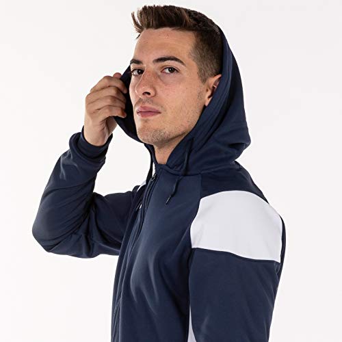 Chaqueta joma poly crew III marino-blanco 101271.332