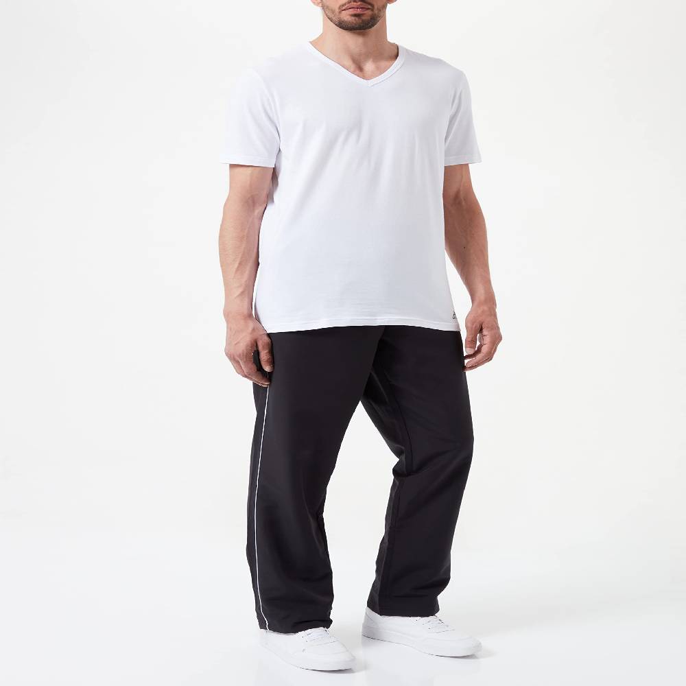 Pantalon adidas core 18 training negro blanco junior