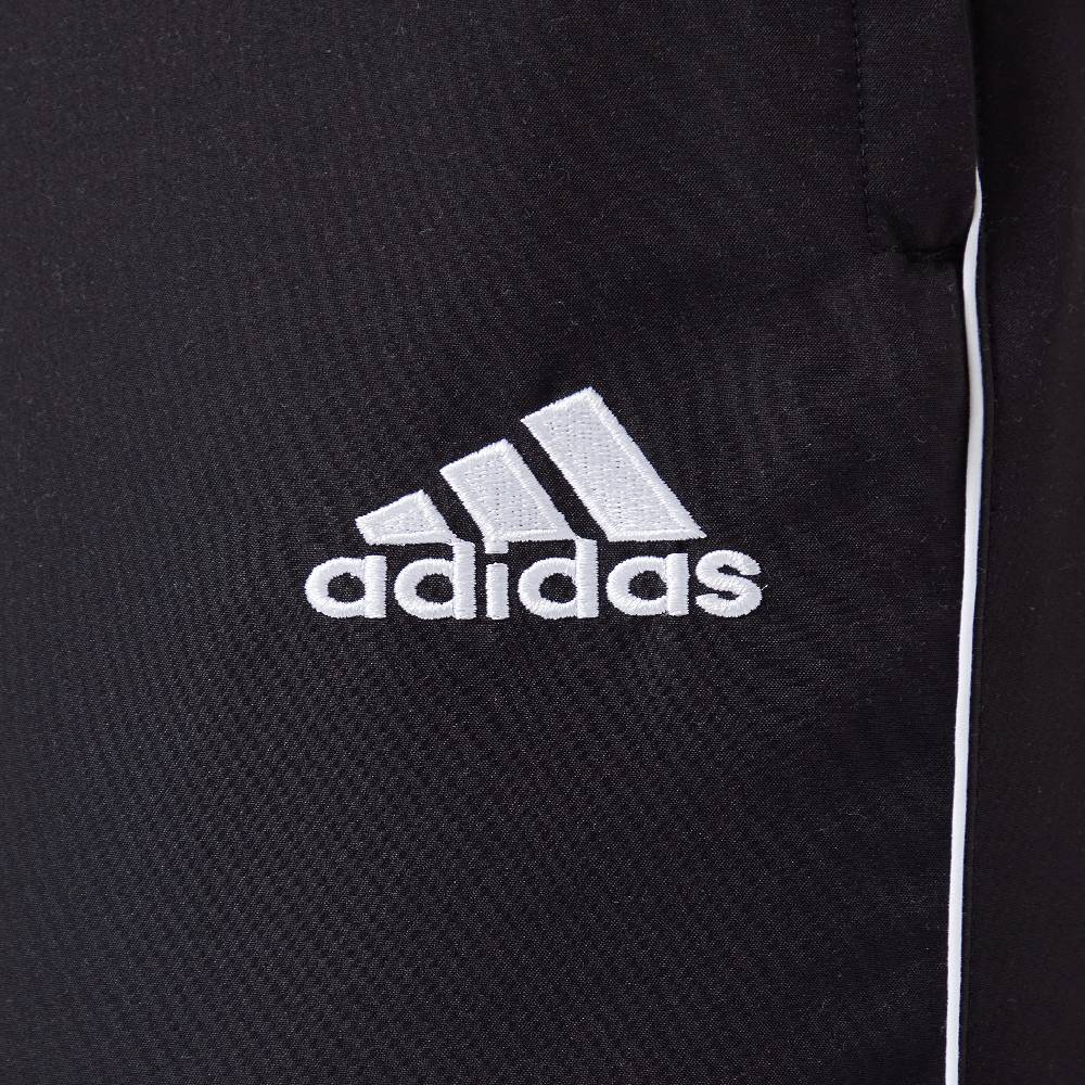 Pantalon adidas core 18 training negro blanco junior