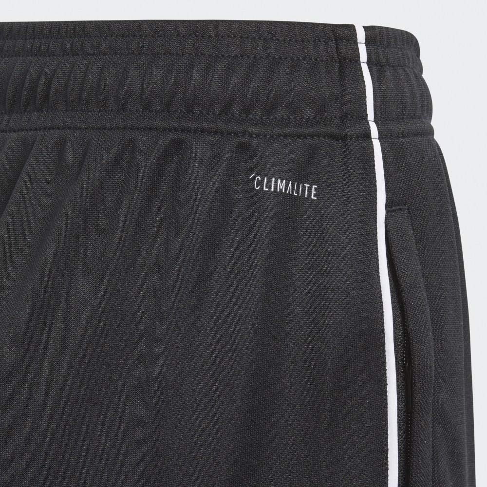 Pantalon adidas core 18 training negro blanco junior