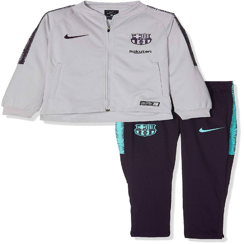 Chandal nike FC Barcelona Temporada 2018-19 gris marino junior