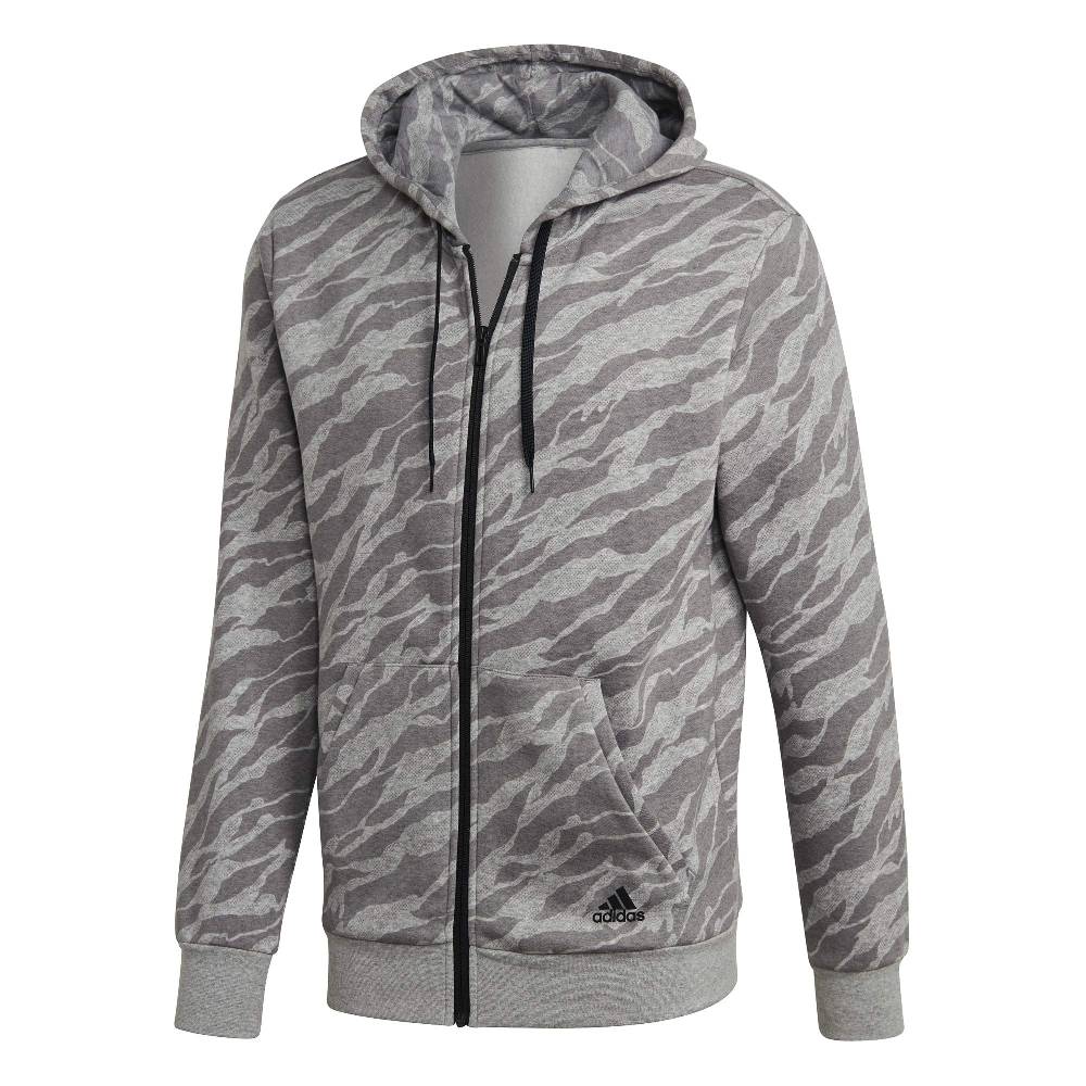Sudadera adidas aop fz gris caza cy6313