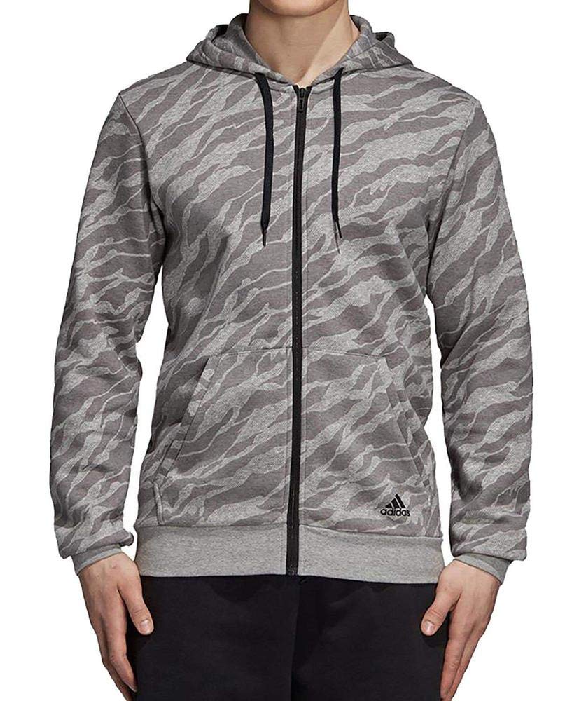 Sudadera adidas aop fz gris caza cy6313