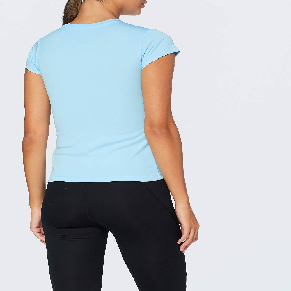 joma camiseta combi woman celeste m/c 900248.350