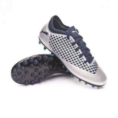 Bota puma future 2.4 mg marino plata junior