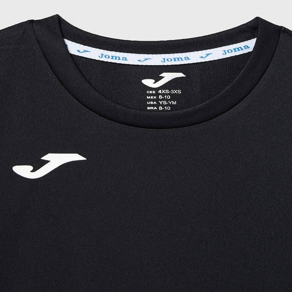 joma camiseta combi negro m/c 100052.100