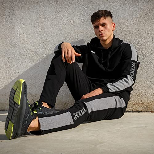 joma sudadera street hoddie melange negro 102238.111