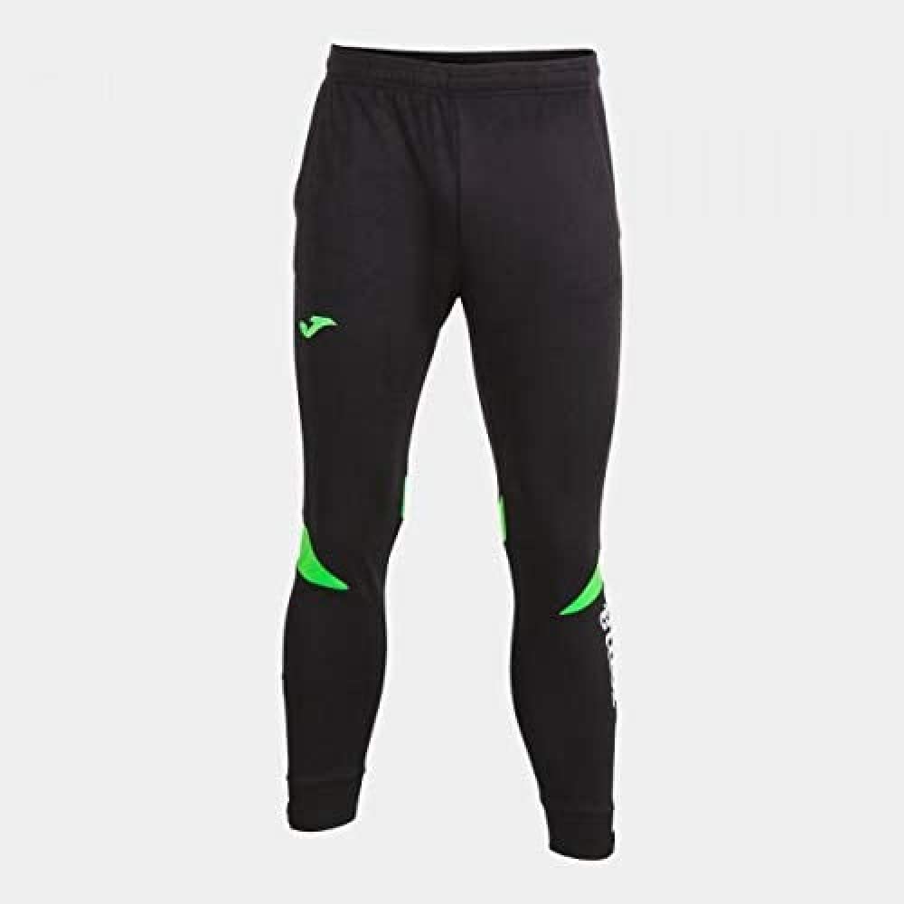 joma pantalon championship VI negro-verde fluor 102057.117