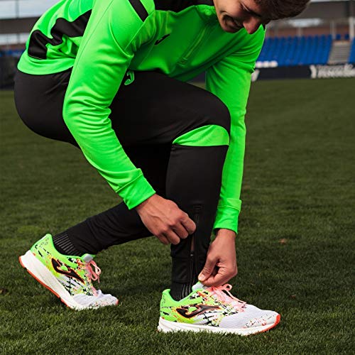 joma pantalon championship VI negro-verde fluor 102057.117