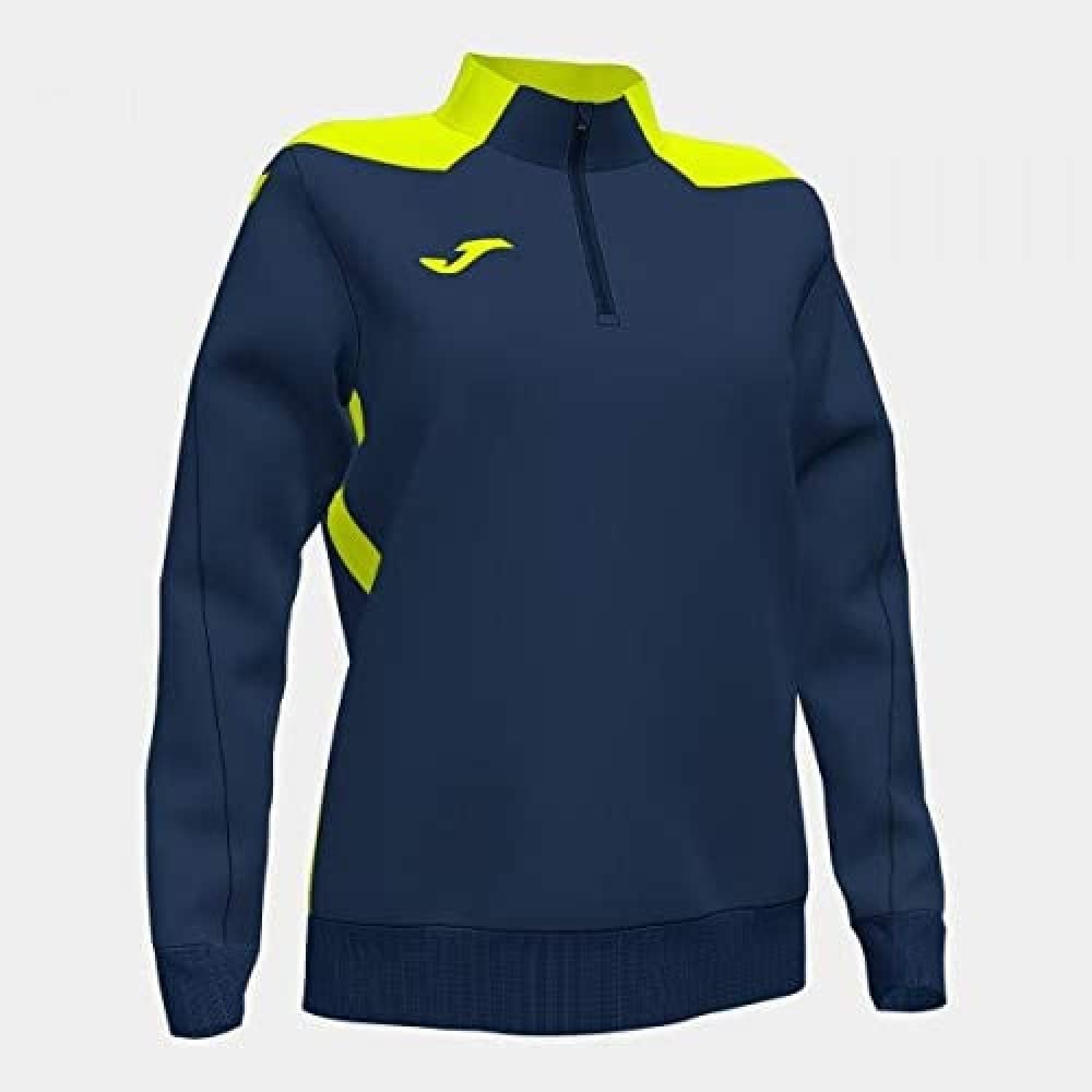 joma sudadera championship VI woman marino-amarillo fluor 901268.321