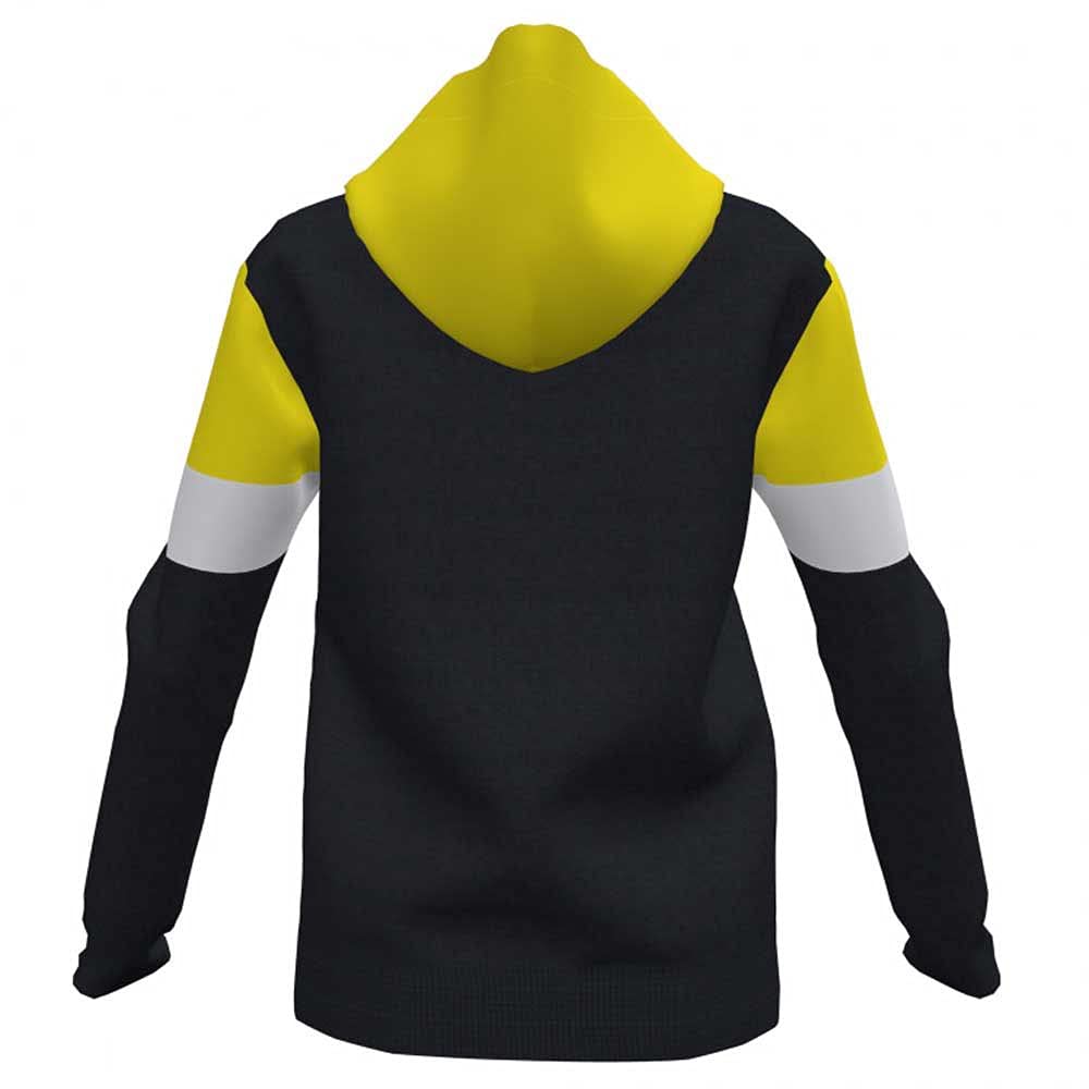 joma sudadera crew iv negro-amarillo mujer 901042.109