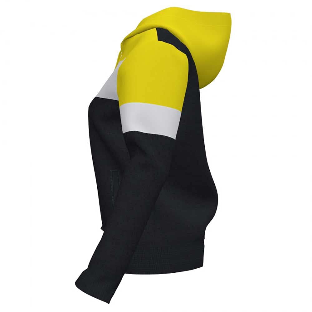 joma sudadera crew iv negro-amarillo mujer 901042.109