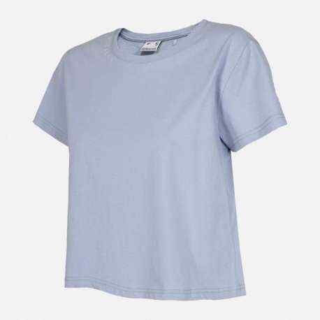 4f Camiseta Crop Top azul Mujer H4L22-TSD043 34S