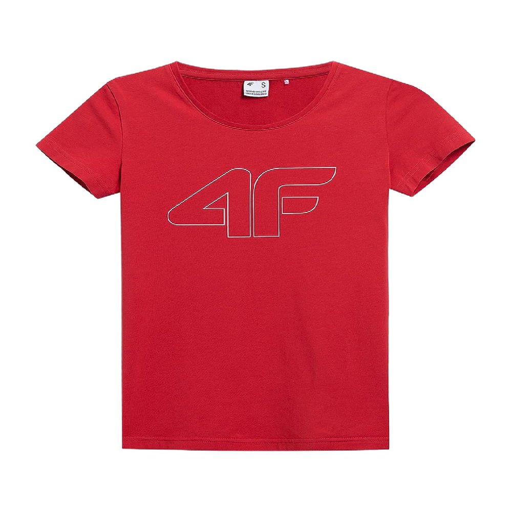 4f camiseta rojo mujer H4L22-TSD353 62S