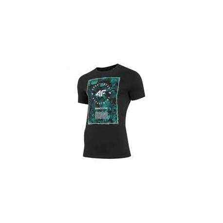 4f camiseta hombre negro H4L22-TSM036 22S