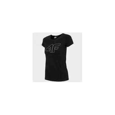 4f camiseta negro mujer H4L22-TSD353 20S