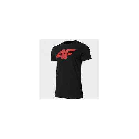 4f camiseta hombre negro H4L22-TSM353 21S