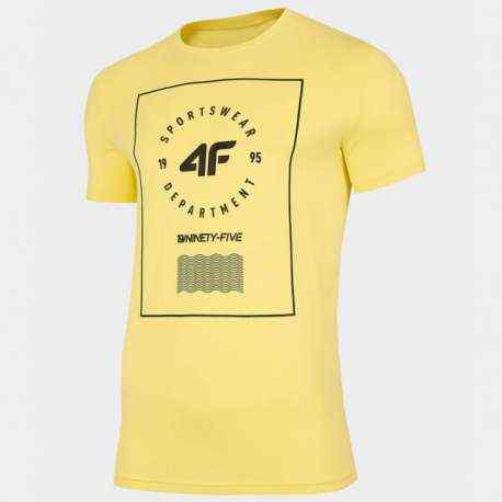 4f camiseta amarillo H4L22-TSM033 73S