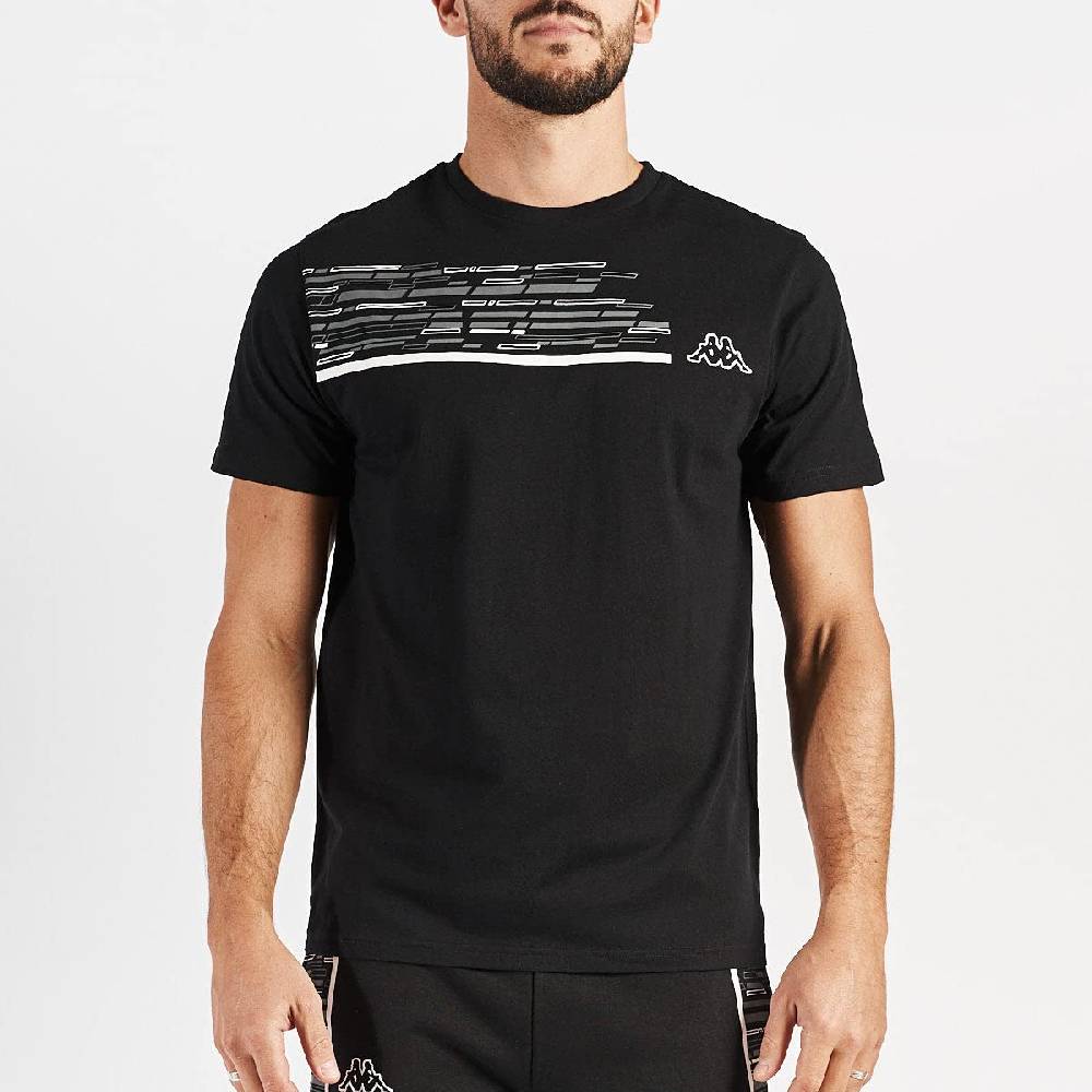 kappa camiseta godot negra 36181KW 005